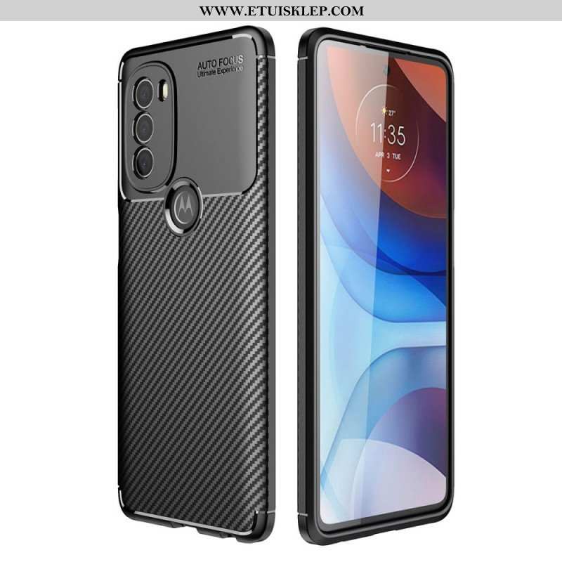 Futerały do Moto G71 5G Wąż Z Włókna Węglowego